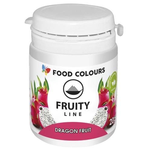 Barwnik spożywczy w proszku naturalny Różowy 20g Food Colours Fruity Line Dragon Fruit 