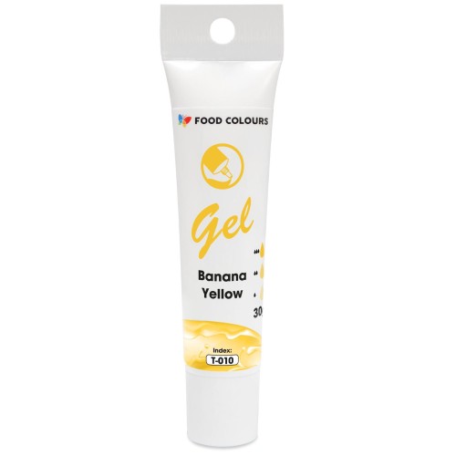 Barwnik spożywczy w żelu tubka 30g Żółty Bananowy