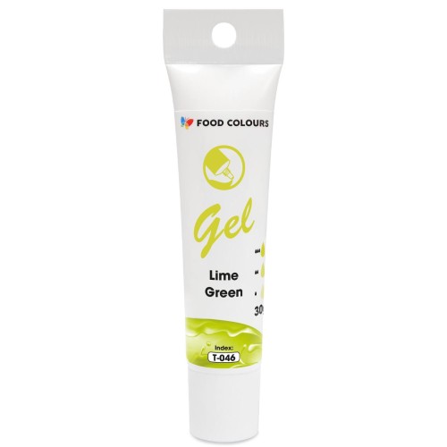 Barwnik spożywczy w żelu tubka 30g Zielony Limonkowy