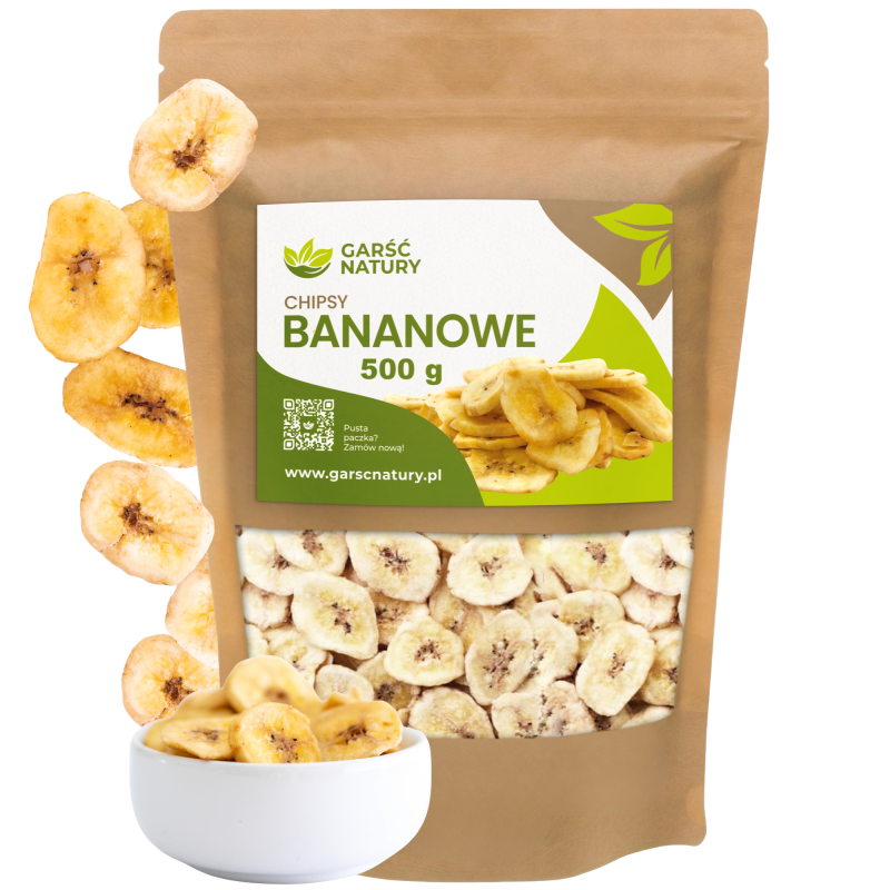Chipsy bananowe 500g