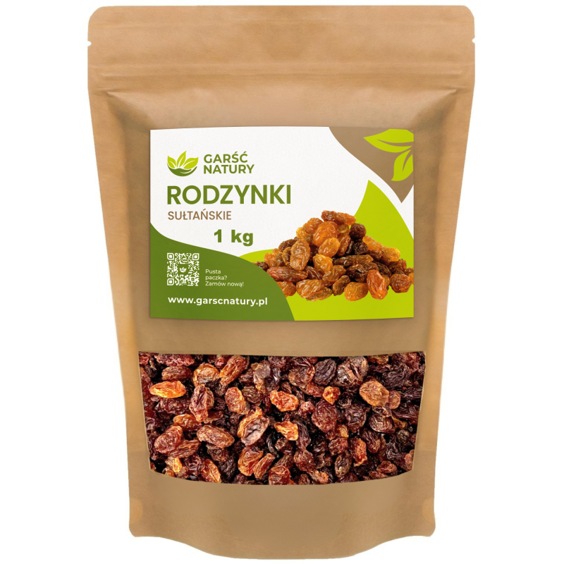 Rodzynki sułtańskie 1000g garść natury