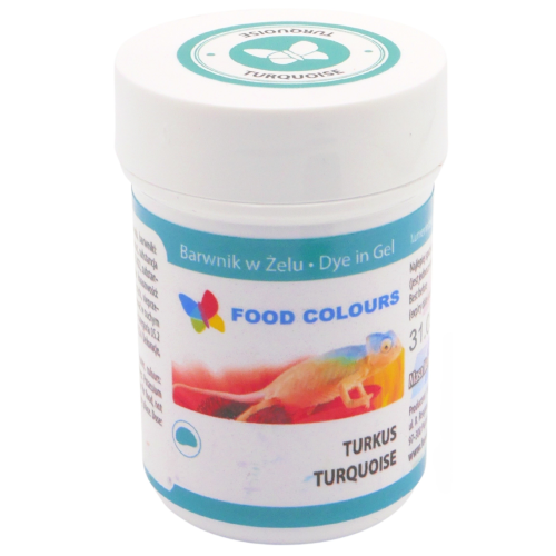 Barwnik spożywczy w żelu Turkusowy 35g Food Colours