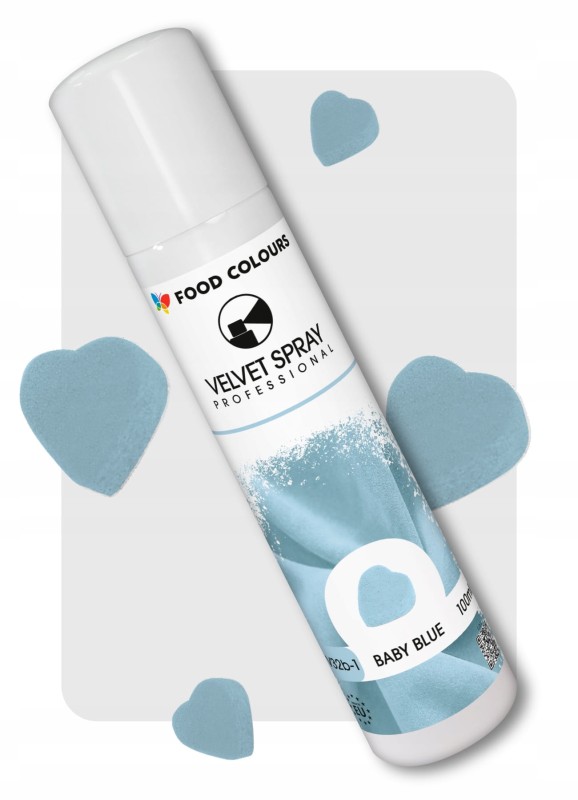 Spray Velvet jasnoniebieski