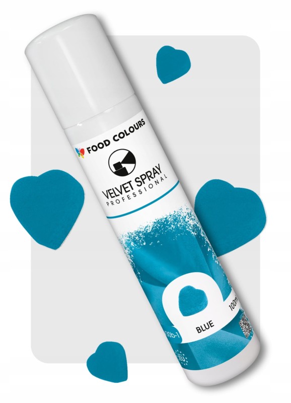 Spray Velvet niebieski