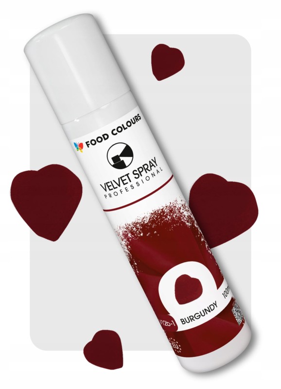 Spray Velvet burgundowy
