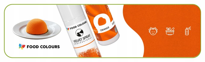 Spray Velvet pomarańczowy