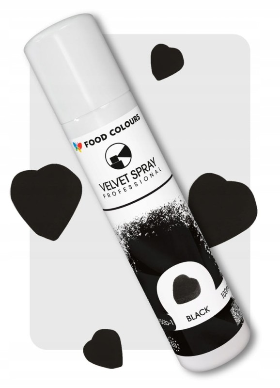 Spray Velvet czarny