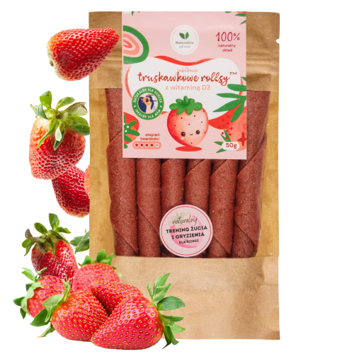 Rollsy witaminowe Truskawkowe 50g Naturalnie Zdrowi