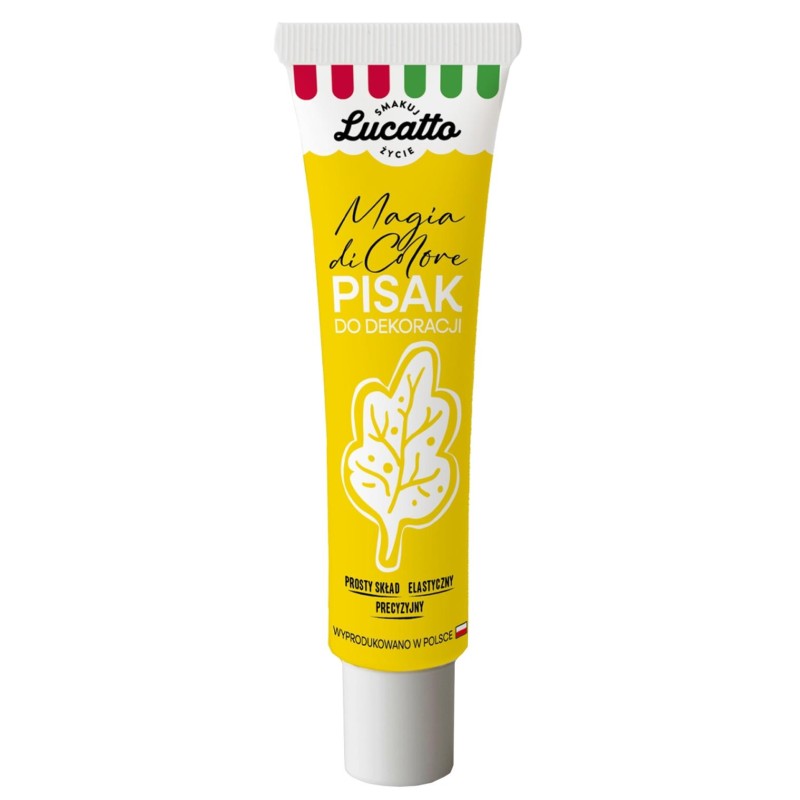 Pisak dekoracyjny żółty 20g