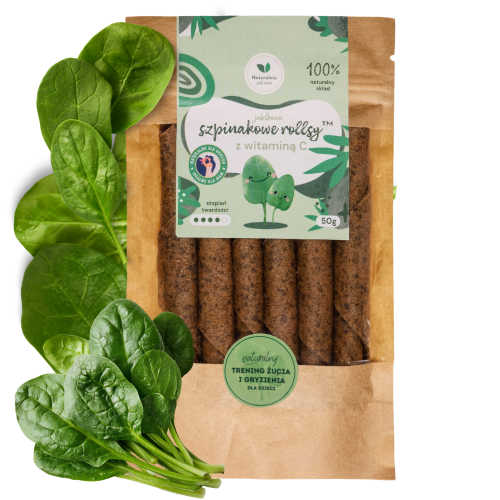 Rollsy witaminowe Szpinakowe 50g Naturalnie Zdrowi