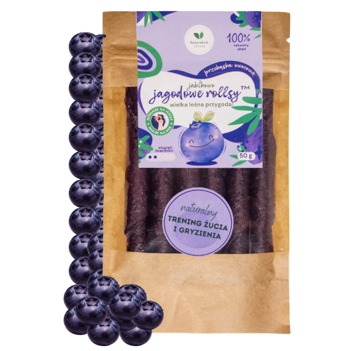 Rollsy witaminowe Jagodowe 50g Naturalnie Zdrowi