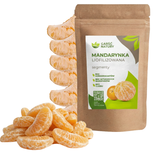 Mandarynki liofilizowane segmenty 50g bez cukru