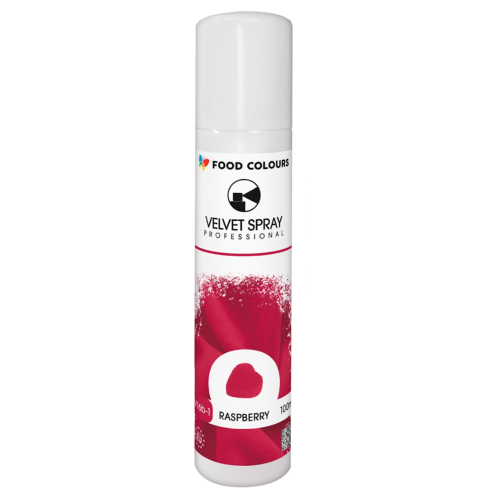 Barwnik spożywczy zamsz w sprayu Malinowy 100ml Food Colours 