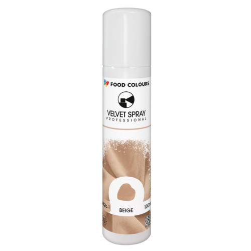 Barwnik spożywczy zamsz w sprayu Beżowy 100ml Food Colours