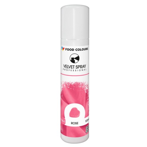 Barwnik spożywczy zamsz w sprayu Różowy 100ml Food Colours