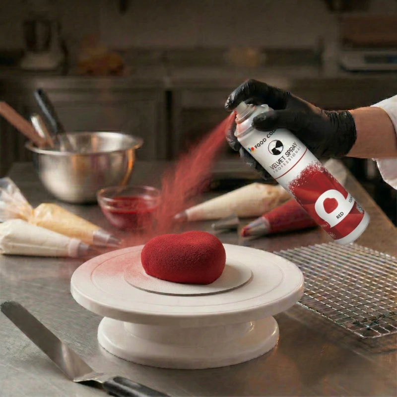 Spray Velvet burgundowy