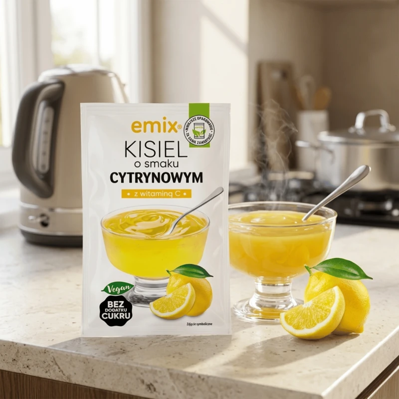 Kisiel Emix bez dodatku cukru cytrynowy 40g