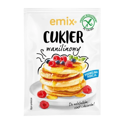 Cukier wanilinowy bezglutenowy Emix 30g