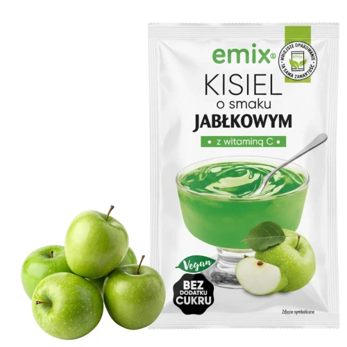 Kisiel Emix bez dodatku cukru jabłkowy 40g
