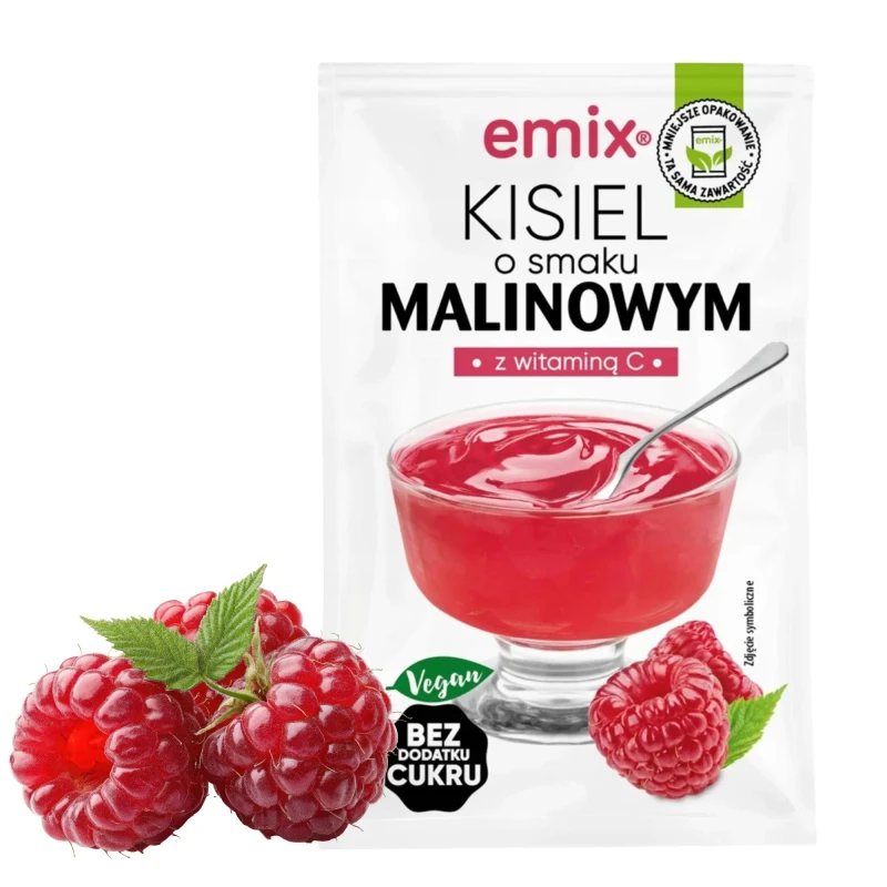 Kisiel Emix bez dodatku cukru malinowy 40g