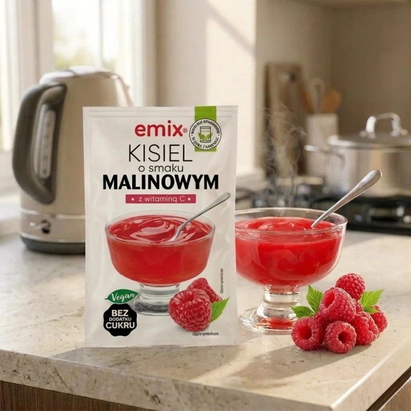 Kisiel Emix bez dodatku cukru malinowy 40g