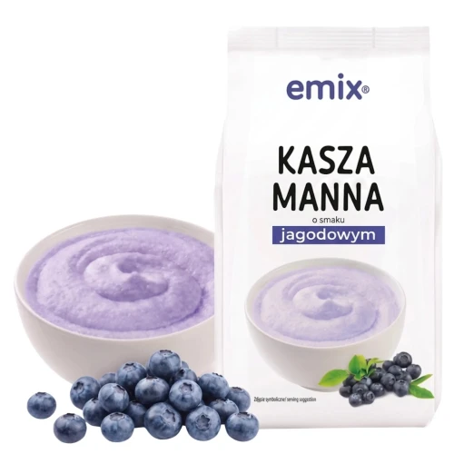 Kasza manna Emix bez dodatku cukru jagodowa 500g