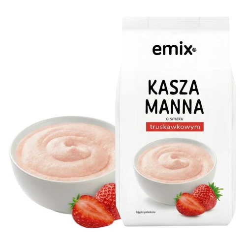 Kasza manna Emix bez dodatku cukru truskawkowa 500g