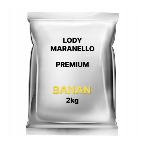 Lody Włoskie bananowe 2kg Emix Maranello premium mieszanka w proszku
