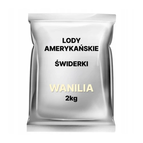 Lody Amerykańskie świderki waniliowe 2kg Emix mieszanka w proszku