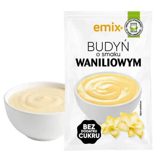 Budyń Emix bez dodatku cukru waniliowy 40g