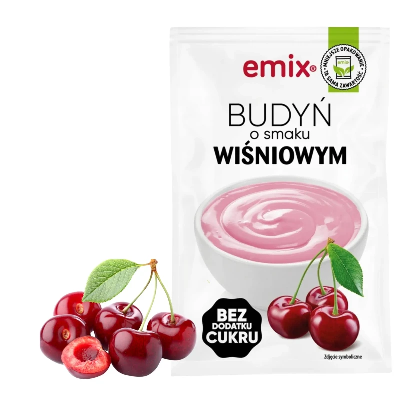 Budyń wiśniowy