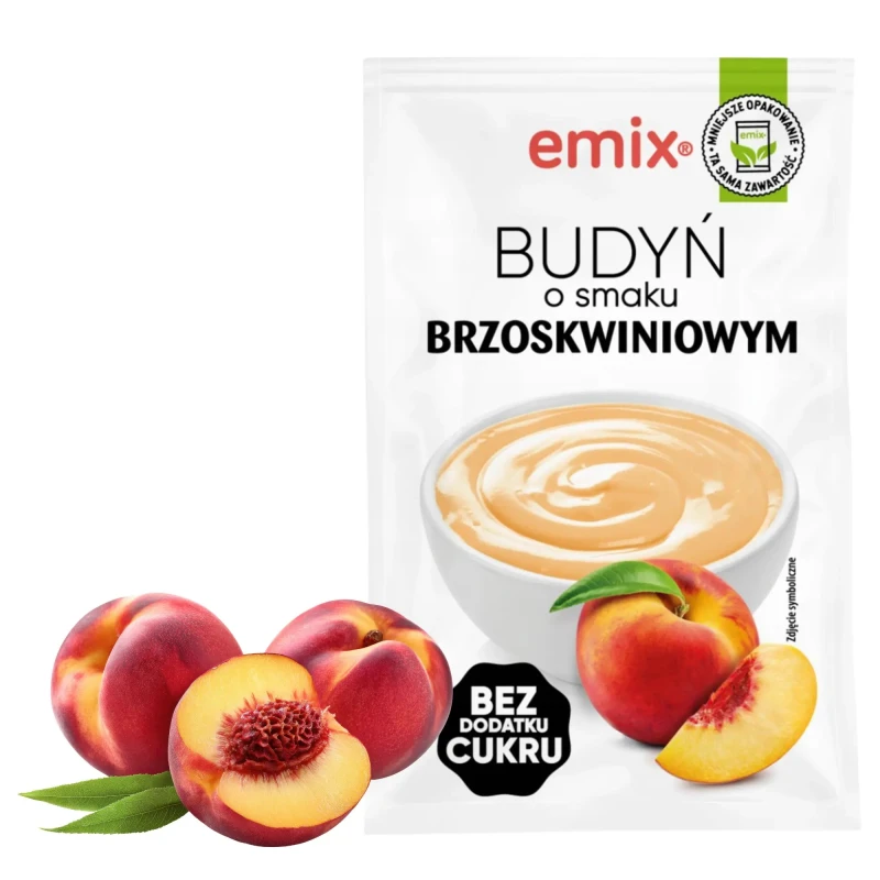 Budyń brzoskwiniowy