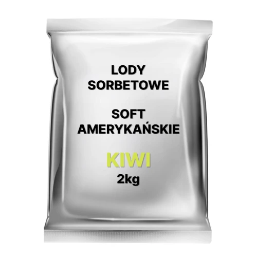 Lody Sorbetowe świderki kiwi 2kg Emix mieszanka w proszku