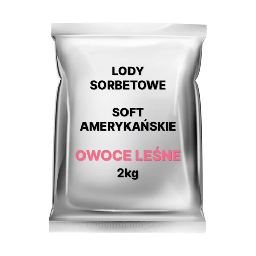Lody Sorbetowe świderki owoce lasu 2kg Emix mieszanka w proszku