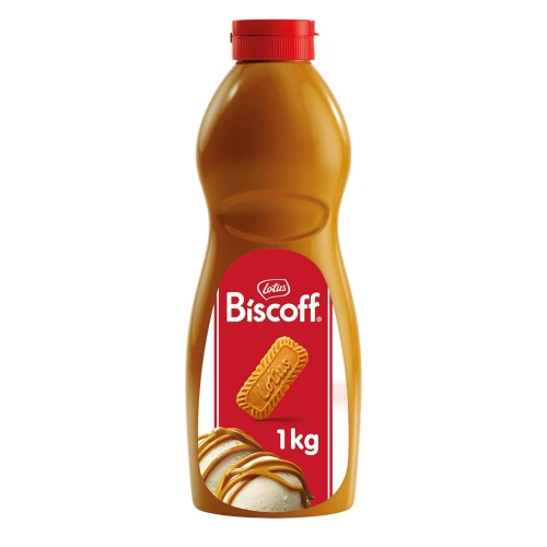 Sos polewa do lodów ciast lotus biscoff karmelowo-ciasteczkowy 1 kg