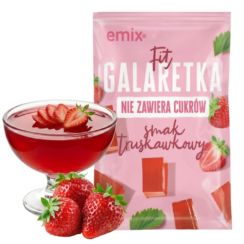 Galaretka bez cukru truskawkowa 25g