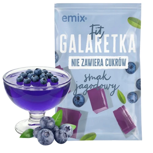 Galaretka bez cukru jagodowa 25g