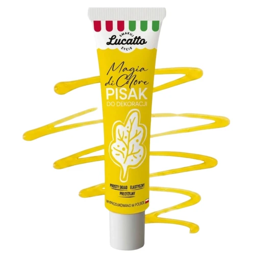 Pisak dekoracyjny żółty 20g