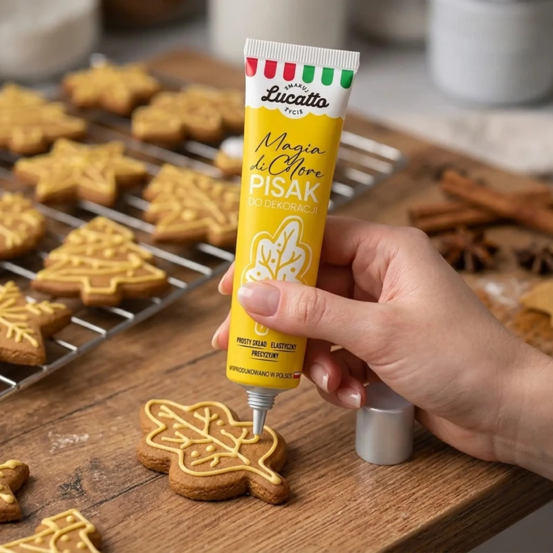 Pisak dekoracyjny żółty 20g