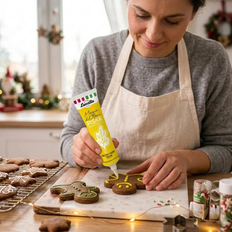 Pisak dekoracyjny żółty 20g