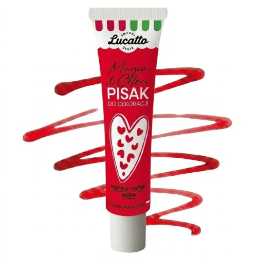 Pisak dekoracyjny czerwony 20g