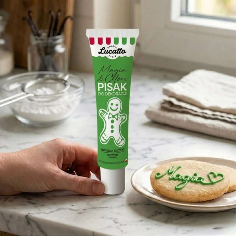 Pisak dekoracyjny zielony 20g
