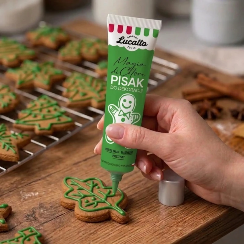 Pisak dekoracyjny zielony 20g