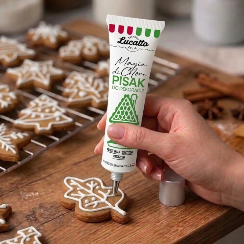 Pisak dekoracyjny biały 20g