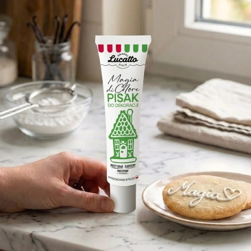 Pisak dekoracyjny biały 20g