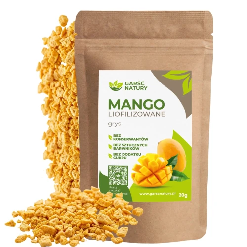 Mango Liofilizowane Grys Garść Natury 20g