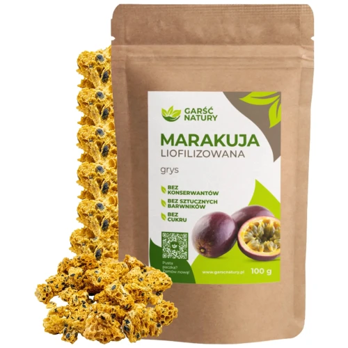 Marakuja liofilizowana grys Garść Natury 100g