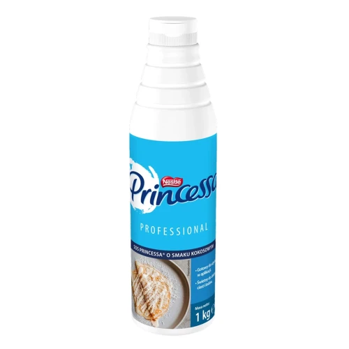 Sos polewa do lodów ciast Princessa Nestle wiórki kokosowe 1kg