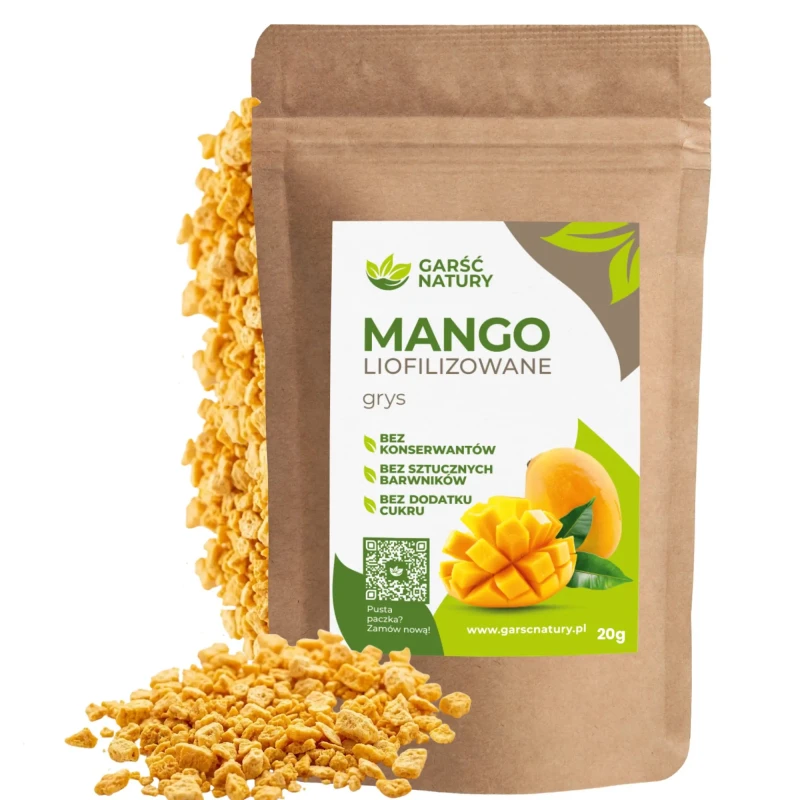 Mango Liofilizowane Grys Garść Natury 20g