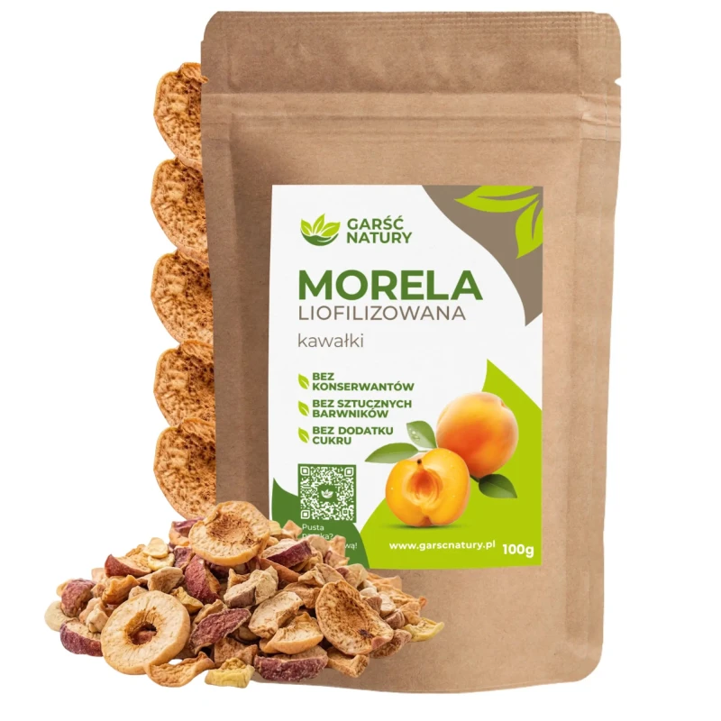 Morela liofilizowana kawałki Garść Natury 100g